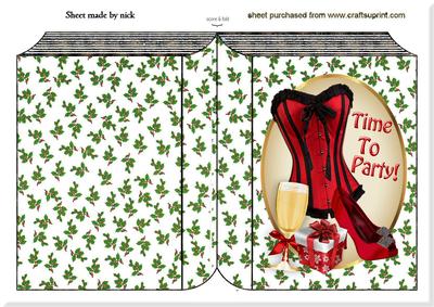Time to Party! Folded Book