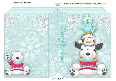 Snow Much Fun Were Having, on a Lovely Folded Book