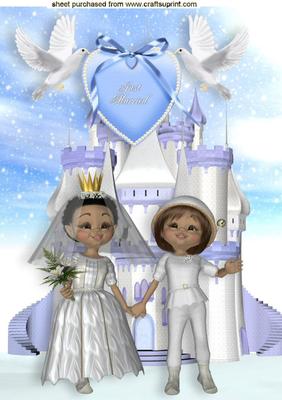 Fairytale Wedding with Palace and Doves A4