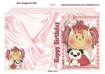 Little Lisa with Her Puppy Folded Book