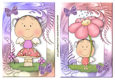 Cute Little Faerie Toppers with Sequin Butterflies