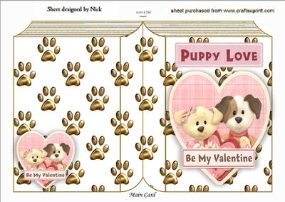 And They Call It Puppy Love, Folded Valentine Book