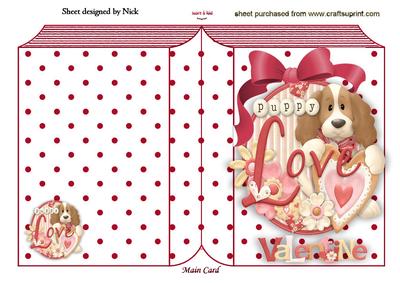 I Am Dotty About You Love Puppy Folded Book