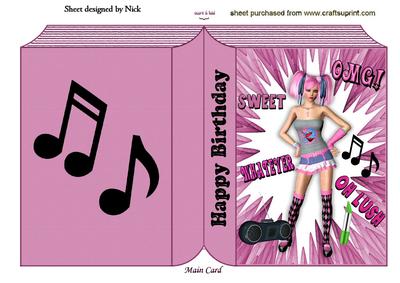 Girl with Attitude, and Music Whatever Folded Book
