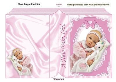 Sweet Little One Baby Doll, Folded Book