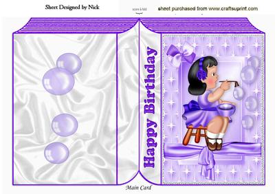 I'm Forever Blowing Bubbles! Cute Little Girl Book