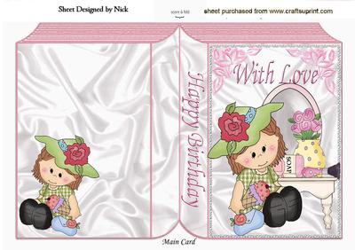Little Girl Loves to Dress Up and Shop, Folded Book