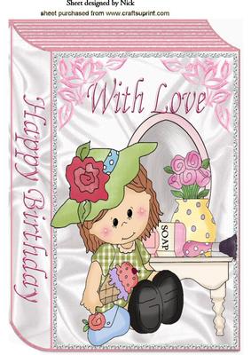 Little Girl Loves to Dress Up and Shop, Book A4