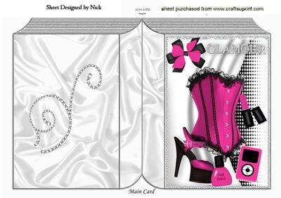 Wow! Talk About Glamour, Go Girl! Folded Book
