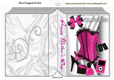 Talk About Glamour, One for Mothers Day, Folded Book