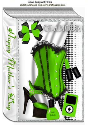 Wow! Green with Envy Basque for Mum, Book A4