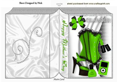 Wow! Green with Envy, Basque for Mum Folded Book