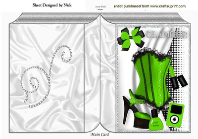 Wow! Green with Envy, Basque with Shoes Folded Book