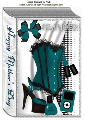 Pretty Jade Basque with Shoes Mothers Day Book A4
