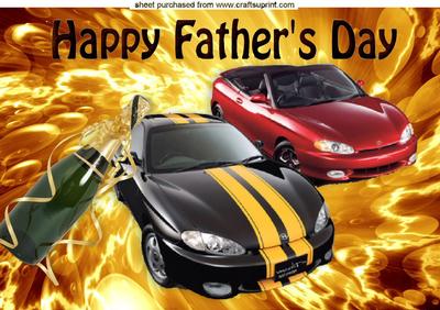 Hot Wheels with Sport Cars in Flames for Fathers Day A4