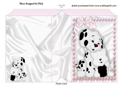 Best of Friends Cute Puppy and Kitten Folded Book