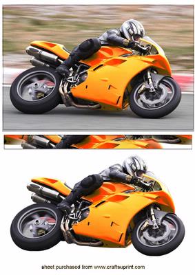 Metallic Orange Bike