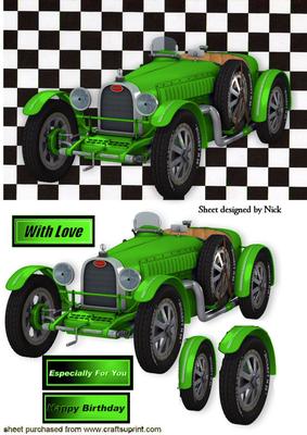 Green Grand Prix 1926 Vintage Sports Car