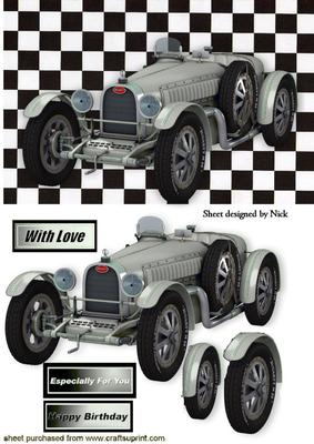 Silver Grand Prix 1926 Vintage Sports Car