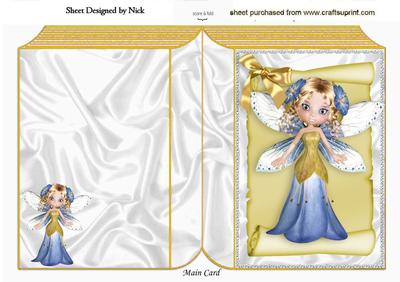 Pretty Fairy All in Blue, She Will Make Your Wish Come True