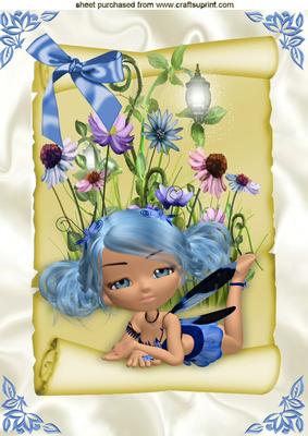 Pretty in Blue, Lots of Wishes May Come True A4