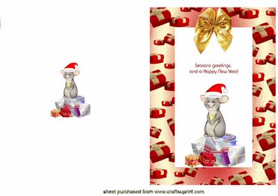 Cheeky Little Mouse on Pressies