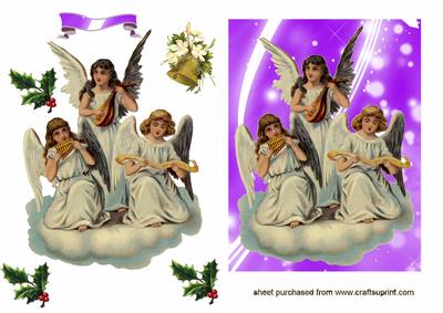 Choir of Christmas Singing Angels