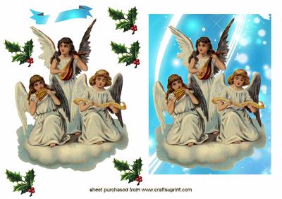Choir of Christmas Singing Angels