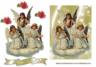 Choir of Christmas Singing Angels