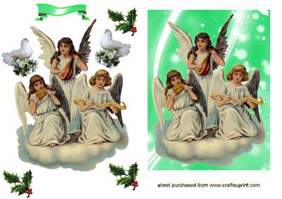 Choir of Singing Christmas Angels