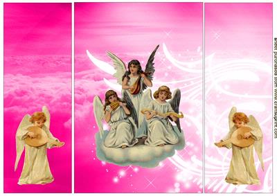 A Choir of Christmas Singing Angels