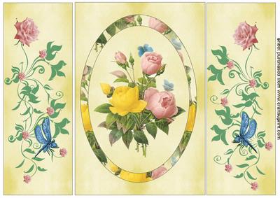 Floral Bouquet Gate Fold