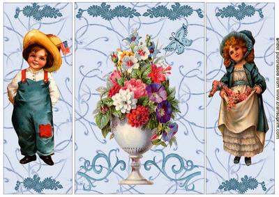 Lovely Floral Gate Fold