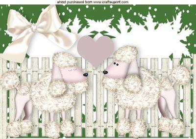 And They Call It Poodle Love, with Heart A4