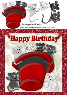 Room for Two More! Cheeky Mice in a Top Hat