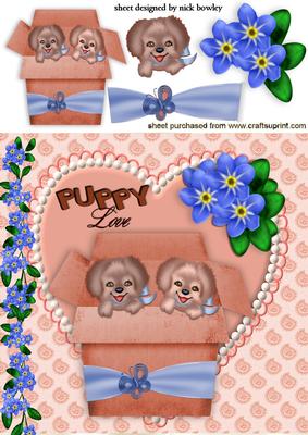 Puppy Love All Wrapped Up in a Bow