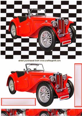Vintage Red Car