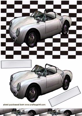 Vintage Silver Car