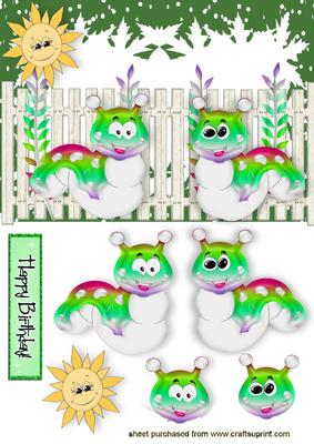 Cute Pair of Caterpillars