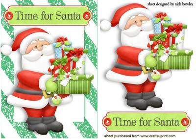 Lovely Santa with Lots of Presents