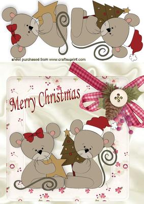 Little Christmas Love Mice