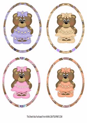 Cute Cuddly Teddy Bear Toppers