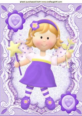 Sweet Little Fairy with Her Magic Wand
