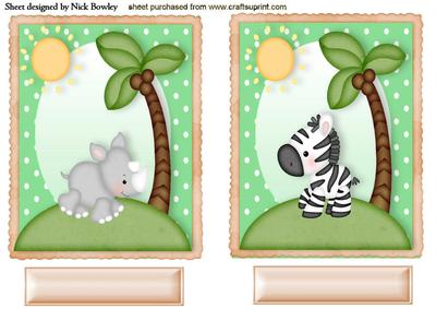 Cute Jungle Toppers