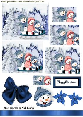 Fun in the Snow Snowmen Pyramids