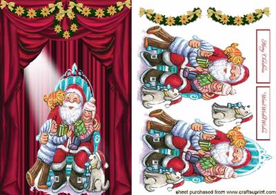 Lovely Santas Grotto Quick Card