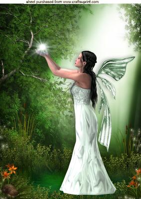 Beautiful Fantasy Faerie in the Glenn A4