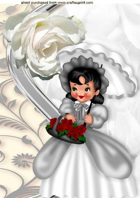 What a Beautiful White Rose! Southern Belle A4