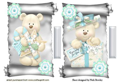 Cute Polar Bear Toppers with Presents