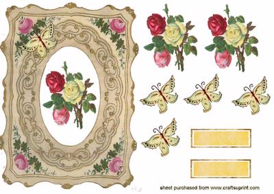 Elegant Floral Oval Lace Frame